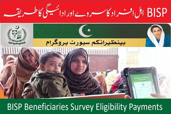 BISP Beneficiaries Survey Eligibility Payments