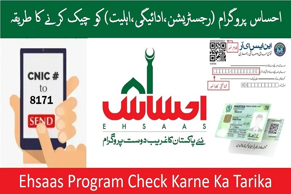 Ehsaas Program Check Karne Ka Tarika