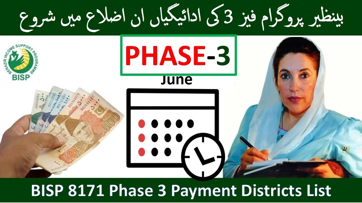 BISP 8171 Phase 3 Payment Districts